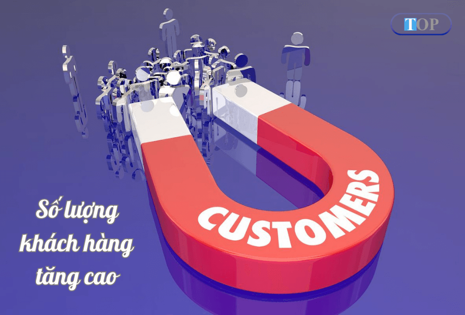 Số lượng khách hàng tăng cao