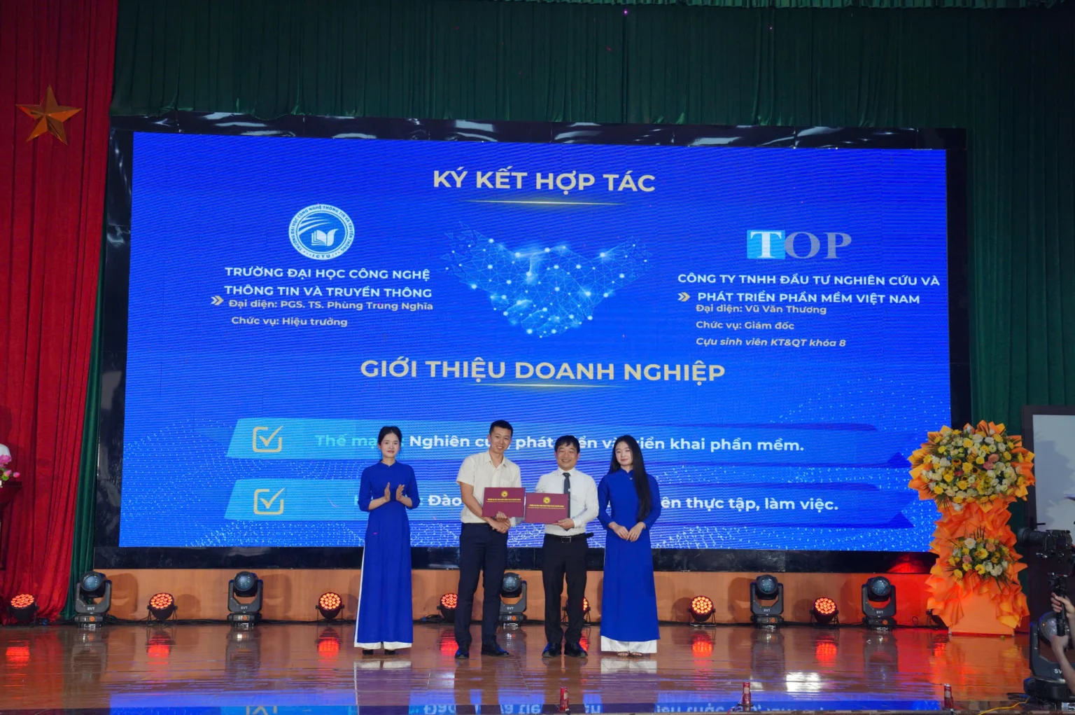 Phần mềm Top ký kết hợp tác với ICTU