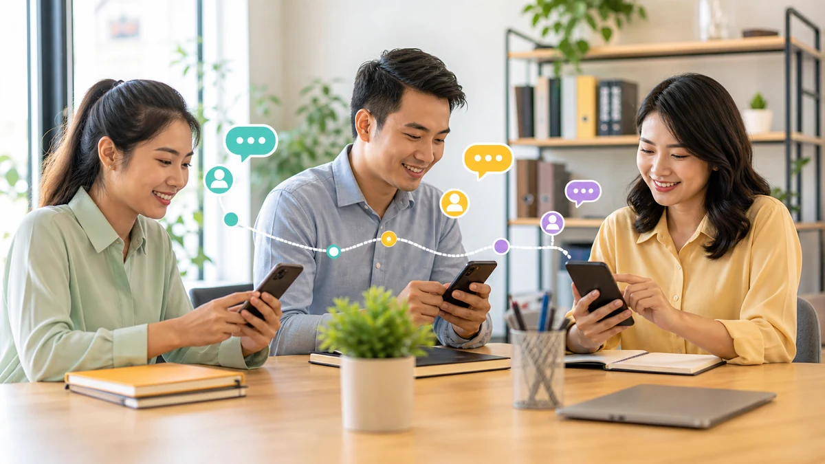 Đội tư vấn SME phối hợp phân công và chăm sóc khách hàng qua Zalo
