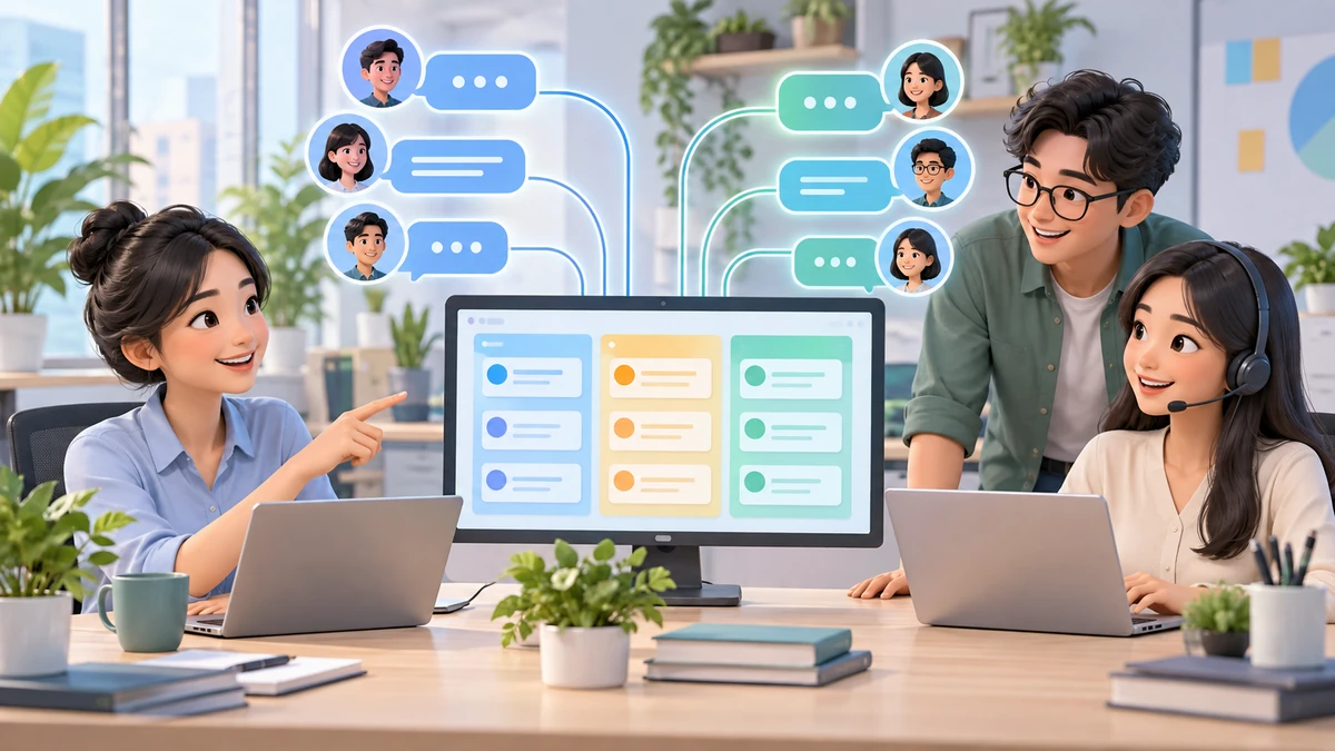 Đội ngũ SME phối hợp quản lý các hội thoại khách hàng trên Zalo