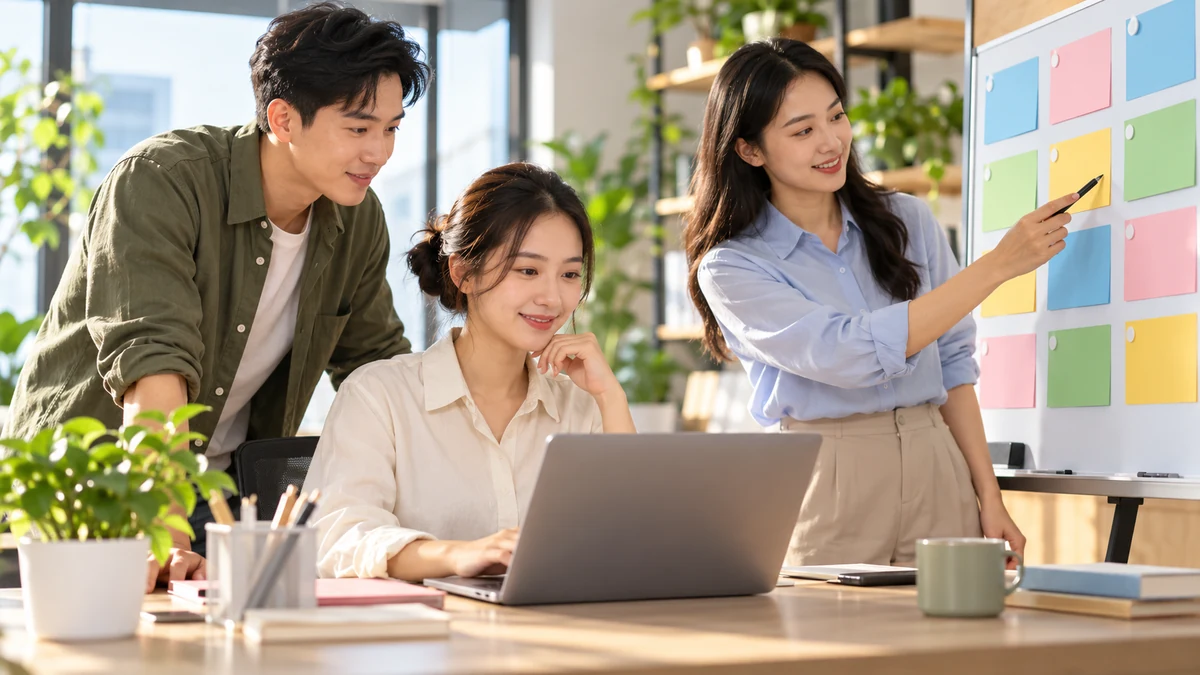 Đội ngũ SME cùng kiểm tra chất lượng tư vấn và theo dõi công việc khách hàng