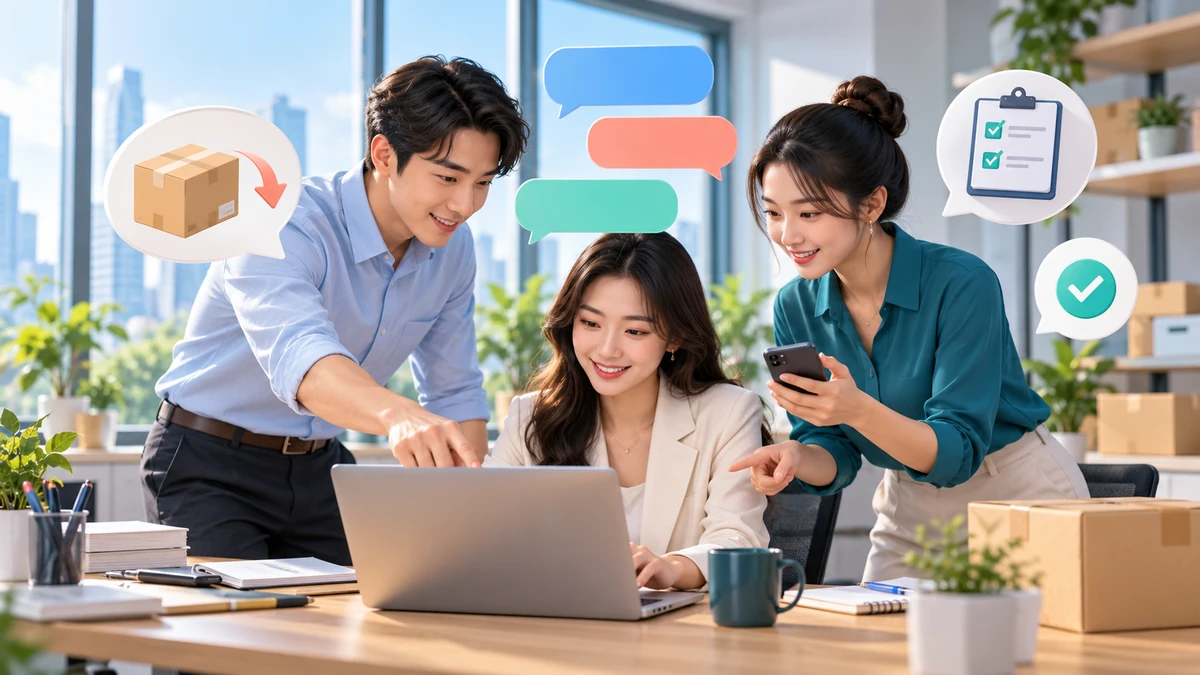 Đội ngũ SME phối hợp xử lý yêu cầu chỉnh sửa đơn hàng qua Zalo